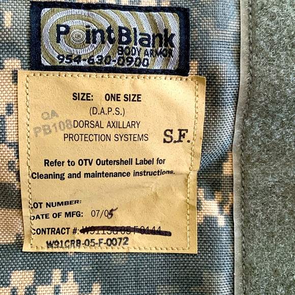 Point Blank Deltoid Protector Body Armor - Picture 3 of 6